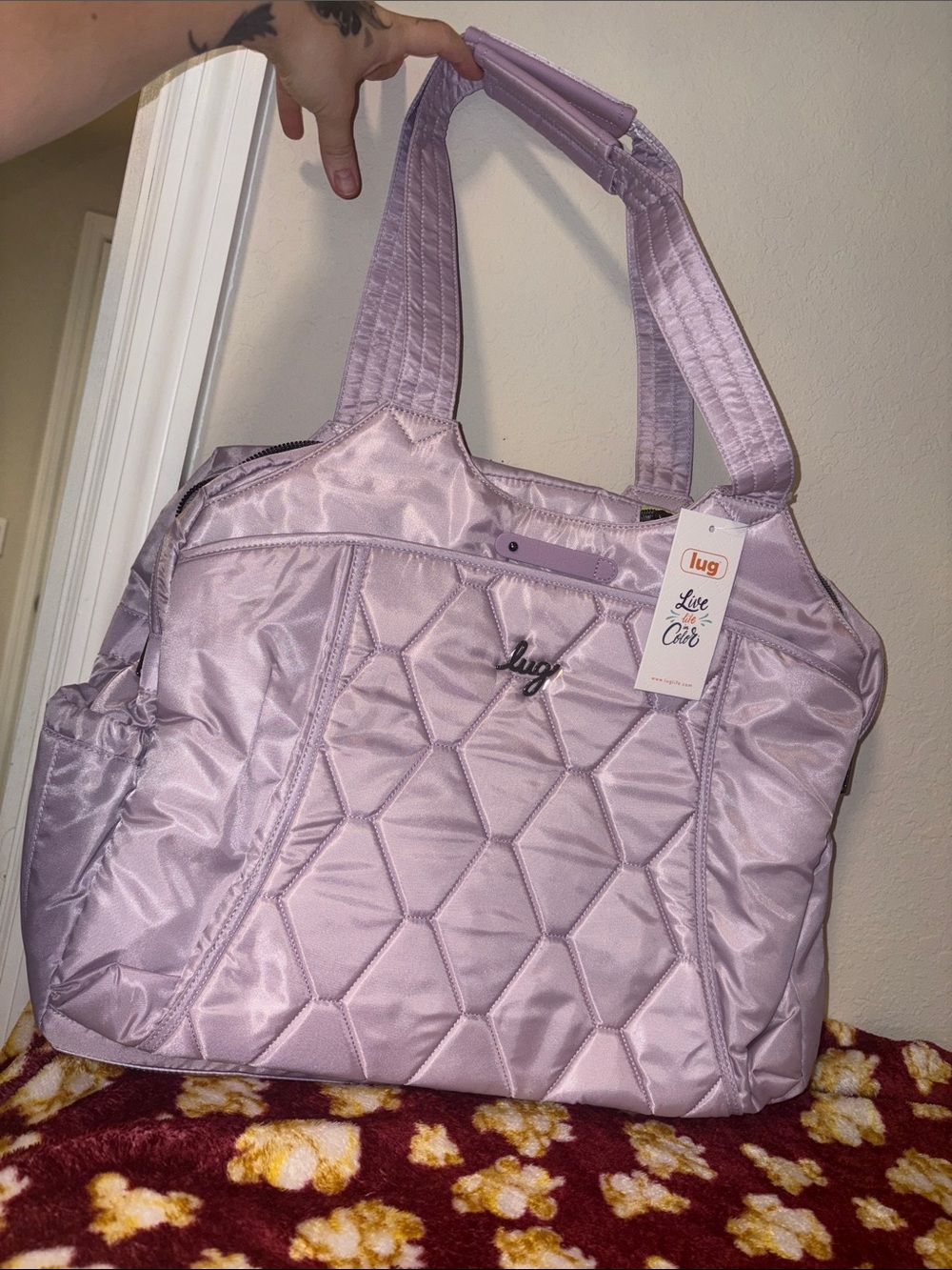 Lug pontoon 2 in sugarplum lilac color
